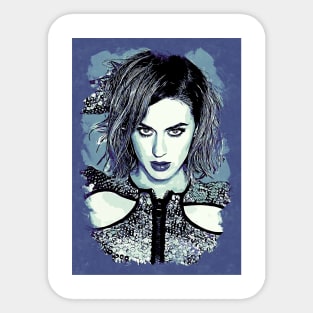 Katy Perry Poster Art Sticker